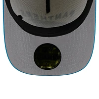 Men's New Era Cream/Blue Carolina Panthers 2025 NFL Draft A-Frame 59FIFTY Fitted Hat