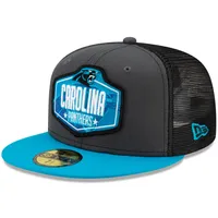 Carolina Panthers New Era Woodland 59FIFTY Fitted Hat - Camo