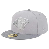 Casquette ajustée Iron Cloud 59FIFTY pour homme des Carolina Panthers de New Era gris/graphite