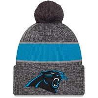 Men's New Era Carolina Panthers 2023 Sideline Sport Cuffed Pom Knit Hat