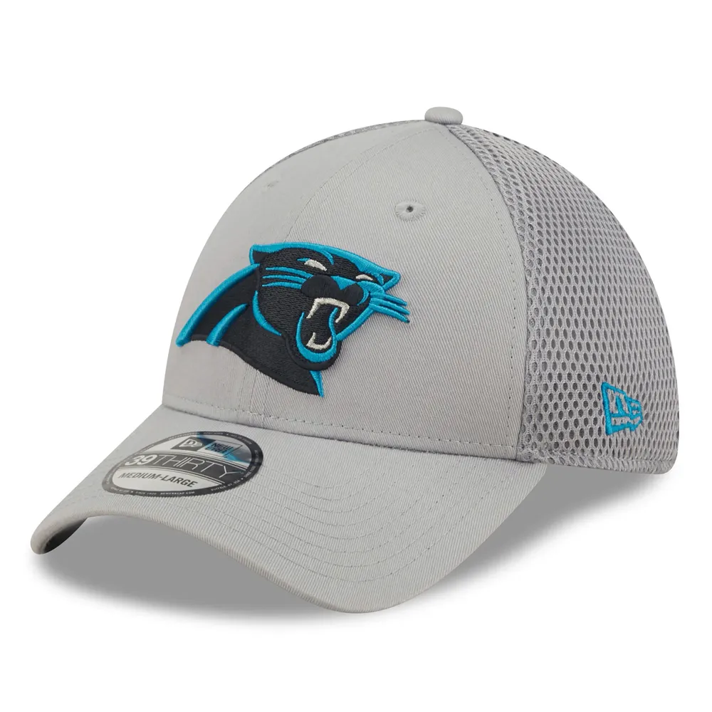 Men's New Era Black Carolina Panthers Team Neo 39THIRTY Flex Hat