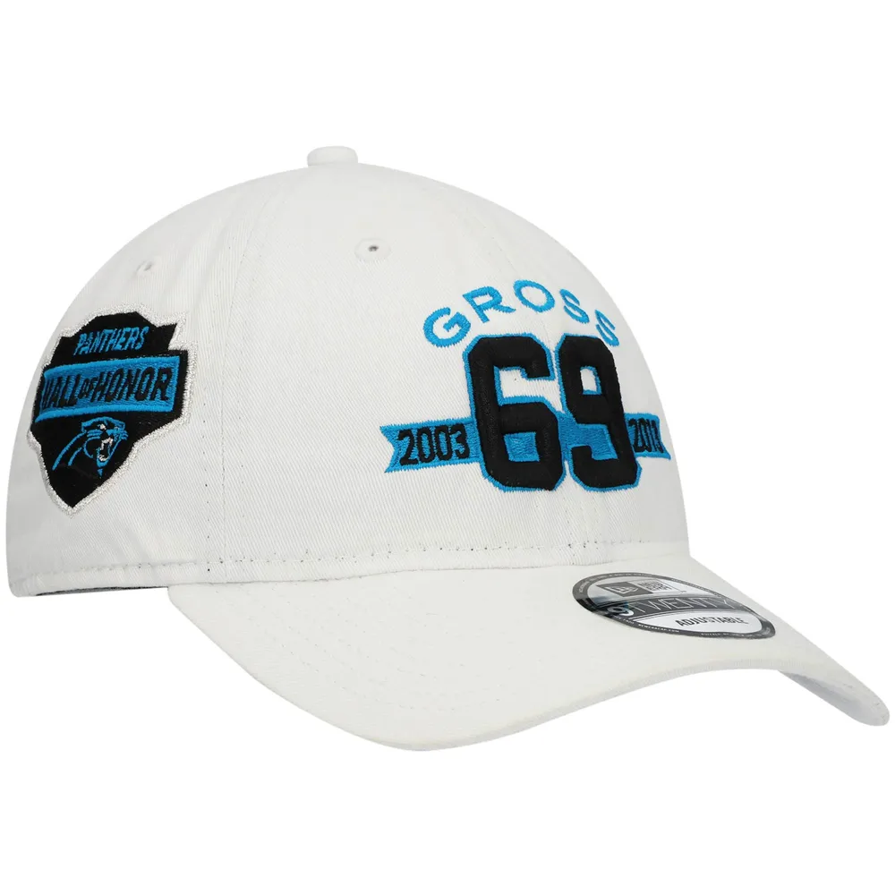 Redada flor Tierra Lids Jordan Gross Carolina Panthers New Era Hall of Honor Player 9TWENTY  Adjustable Hat - White | Brazos Mall