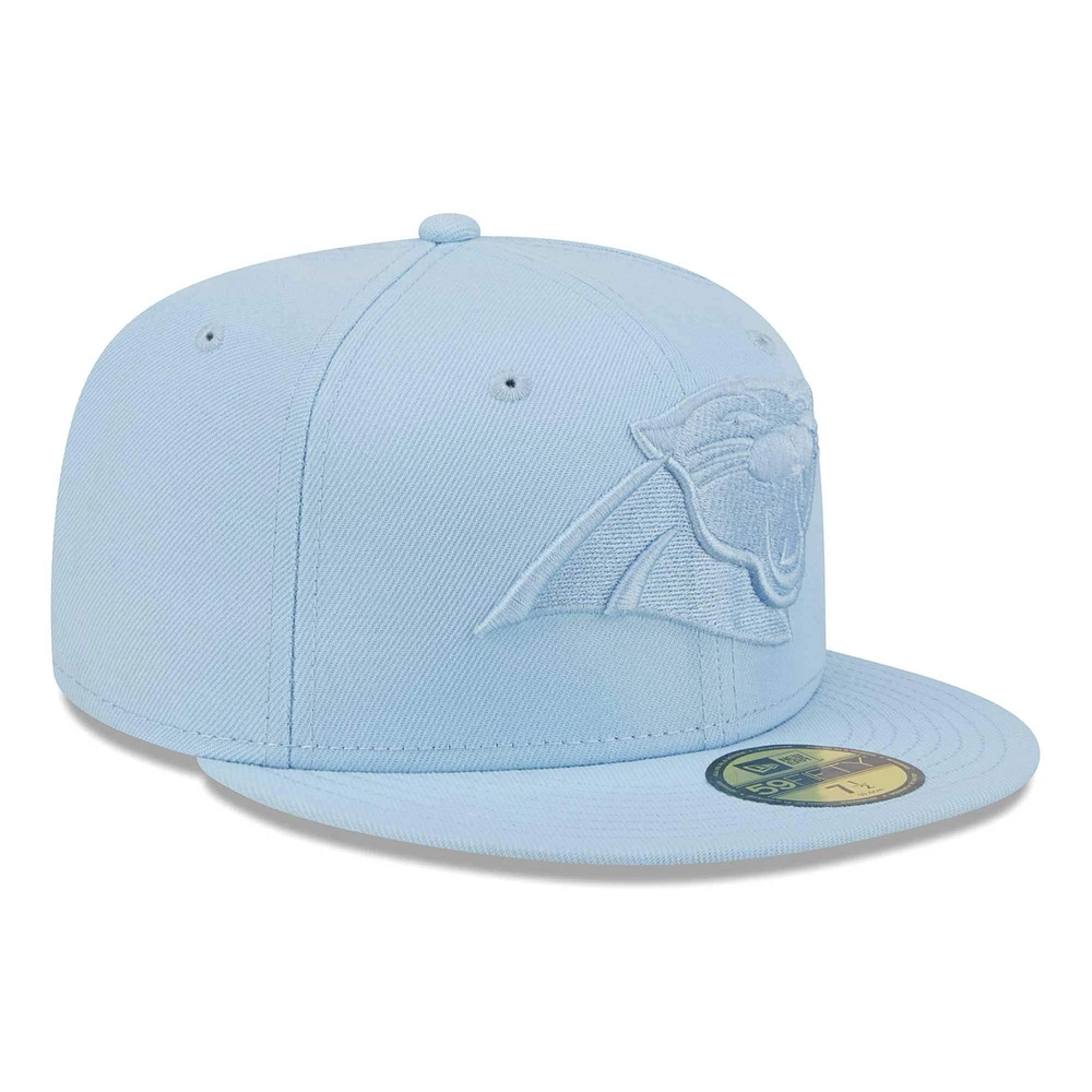 Men's  New Era Light Blue Carolina Panthers Color Pack 59FIFTY Fitted Hat