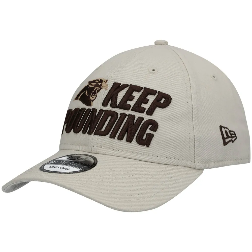 Lids Carolina Panthers New Era Keep Pounding II 9TWENTY Adjustable Hat -  Natural