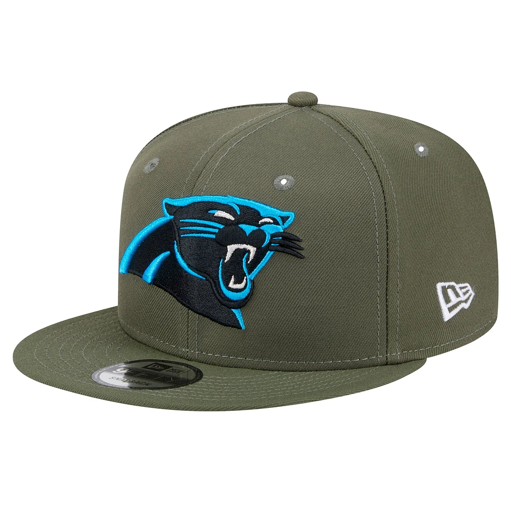 Casquette à visière plate 9FIFTY des Carolina Panthers de New Era pour homme