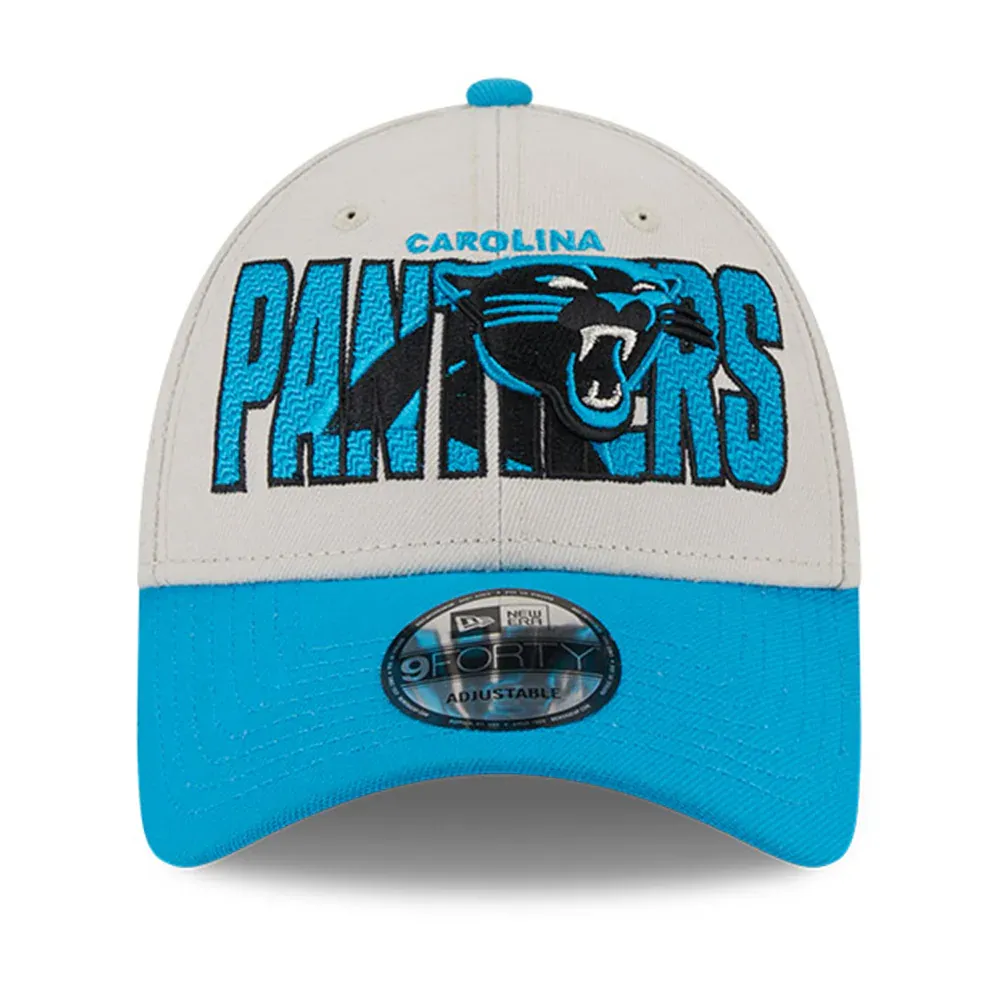 Men's New Era Black Carolina Panthers 2023 NFL Crucial Catch 9FORTY Adjustable Hat