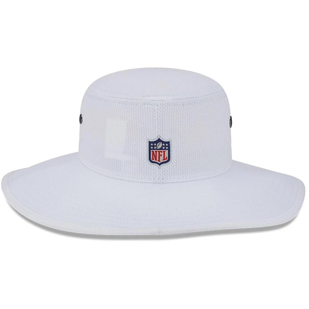 Chapeau bob panama New Era Carolina Panthers 2023 NFL Training Camp pour homme, blanc