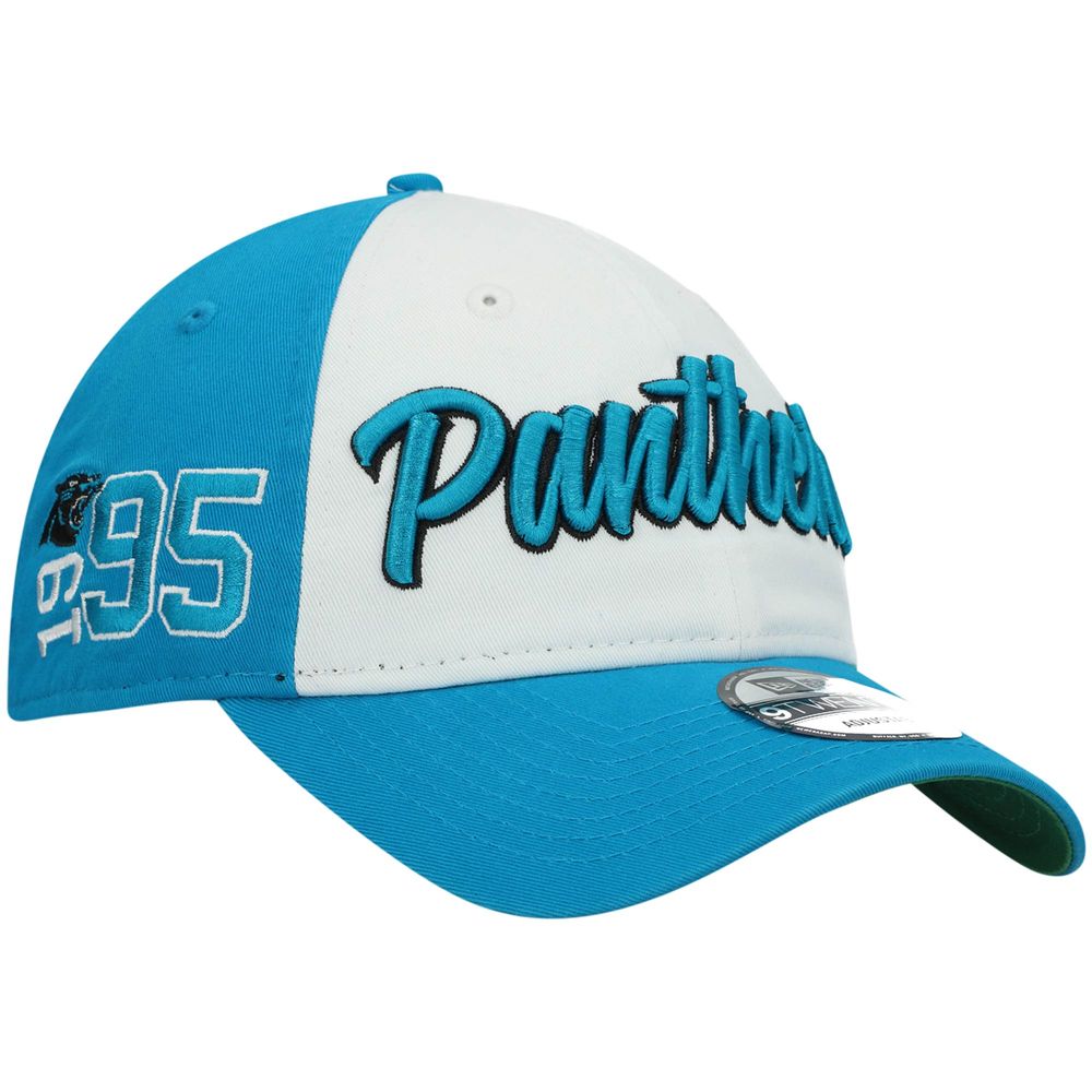 New Era Men's New Era White Carolina Panthers Script 9TWENTY