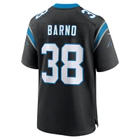 Maillot de match Nike Amaré Barno pour hommes, noir, Carolina Panthers