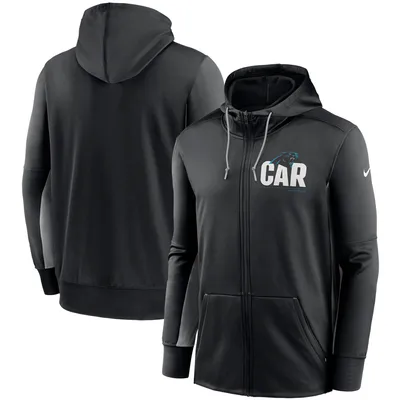 Nike Women's Wordmark Club (NFL Carolina Panthers) Pullover Hoodie in Black, Size: Medium | 00Z500A9D-06J