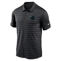 Polo Nike Performance noir Carolina Panthers 2024 Sideline Victory pour homme