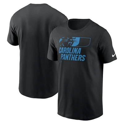 T-shirt essentiel Nike Black Carolina Panthers Air pour homme