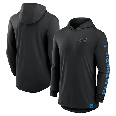 Men's Nike Black Carolina Panthers Blitz Pullover Hoodie