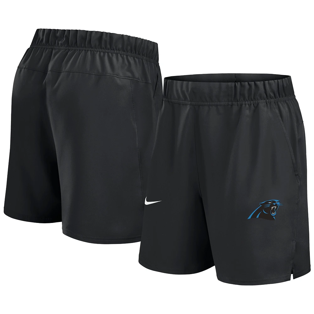 Short Nike noir Carolina Panthers Blitz Victory Performance pour homme