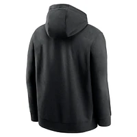 Men's Nike Black Carolina Panthers City Code Club Fleece Pullover Hoodie