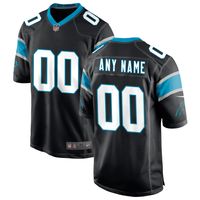 Men's Carolina Panthers Nike Black Custom Game Jersey in 2023