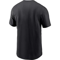 T-shirt Nike Black Carolina Panthers Essential Blitz Lockup pour homme