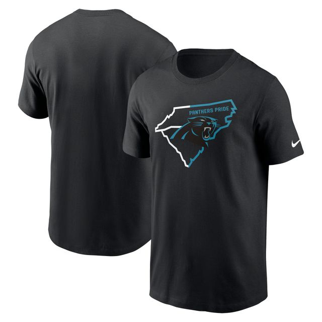 T-shirt Nike Black Carolina Panthers Essential Pride pour homme