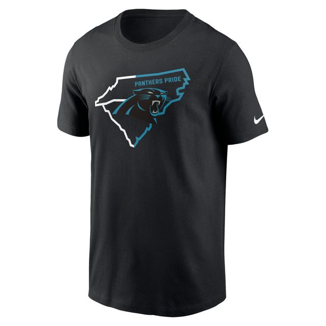 T-shirt Nike Black Carolina Panthers Essential Pride pour homme