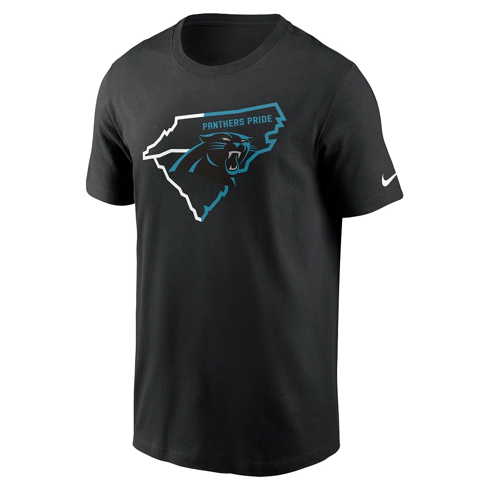 Men's Nike Black Carolina Panthers Essential Pride T-Shirt