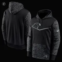 Chandail à capuchon RFLCTV Chevron des Black Carolina Panthers de Nike pour homme