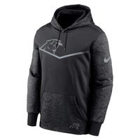 Men's Nike Black Carolina Panthers RFLCTV Chevron Pullover Hoodie