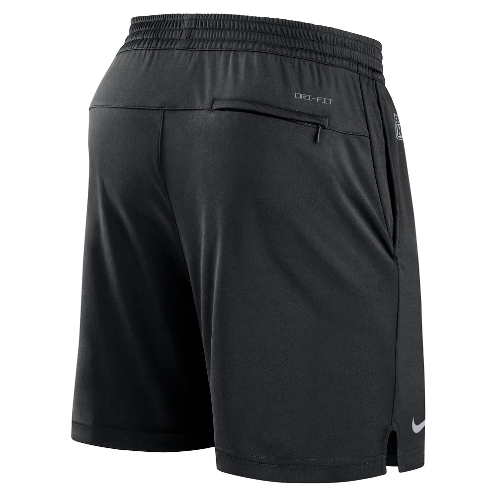 Short de performance Sideline des Panthers la Caroline noirs pour homme Nike