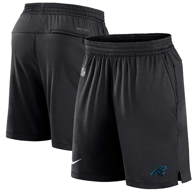 Short de performance Sideline des Panthers la Caroline noirs pour homme Nike