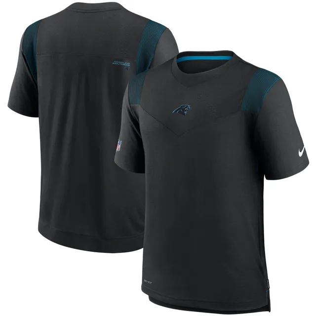 Nike Dri Fit NFL Carolina Panthers Gray Graphic Long Sleeve Shirt Men's  Size XL