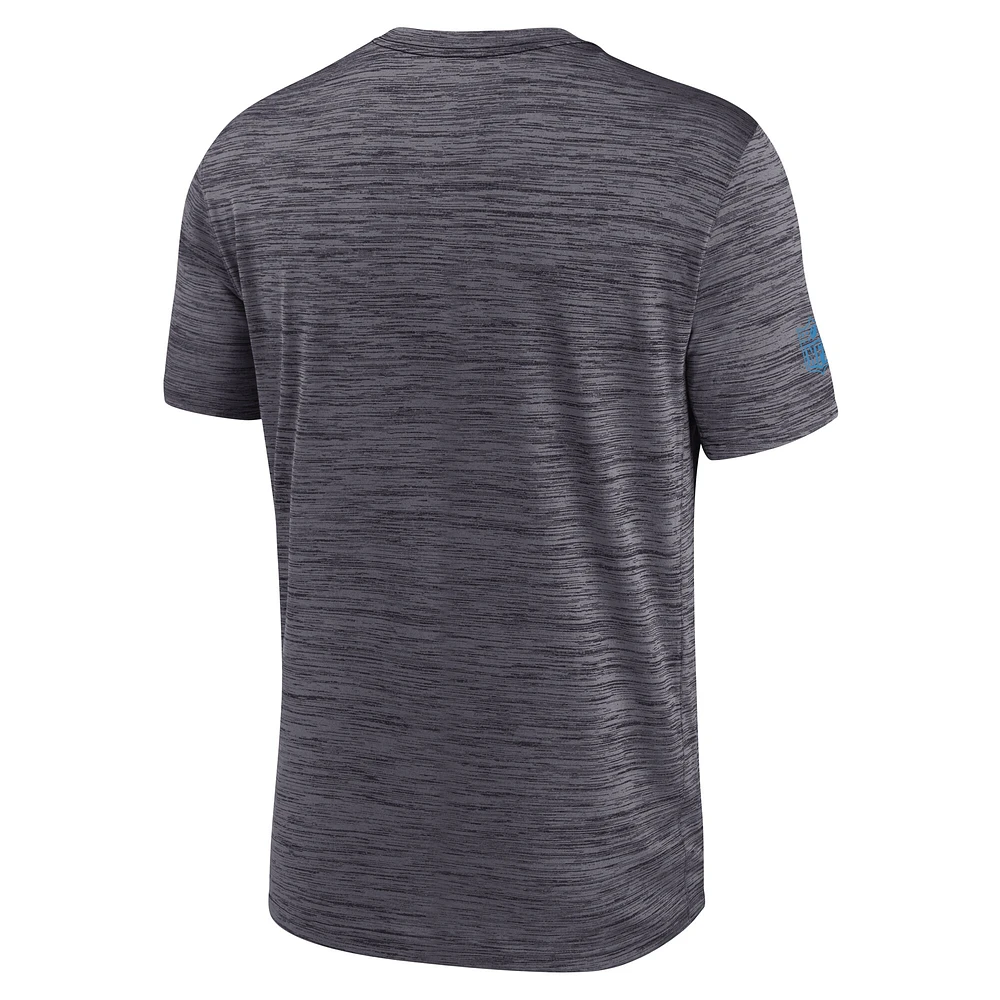 T-shirt Nike Performance Sideline Velocity pour homme, noir, Carolina Panthers