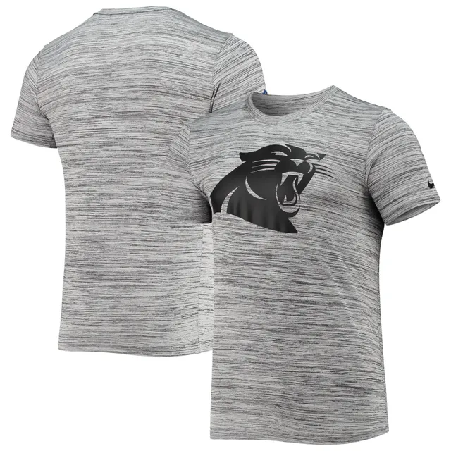 Lids Carolina Panthers Junk Food Helmet T-Shirt - Heathered Gray