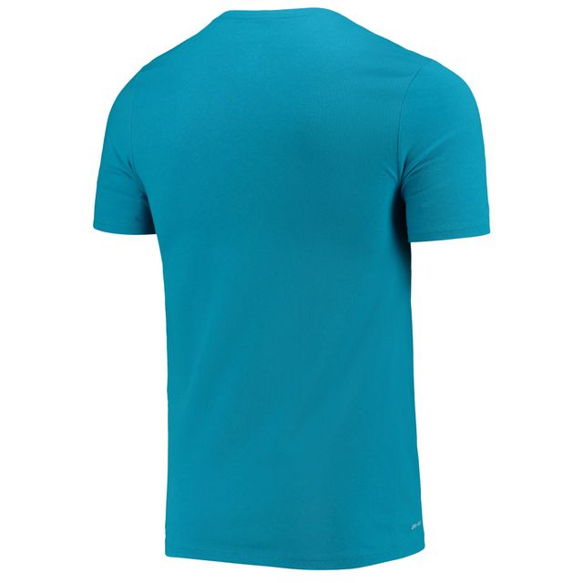 Nike Blue Carolina Panthers Logo Essential Legend Performance T-Shirt