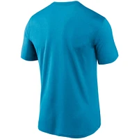 T-shirt Nike Essential Legend Performance pour homme avec logo des Panthers de la Caroline, bleu, bleu