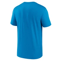 T-shirt Nike bleu Carolina Panthers Primetime Legend Icon Performance pour homme