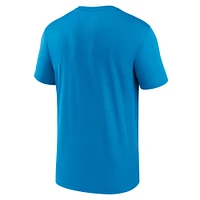 Men's Nike Blue Carolina Panthers Primetime Legend Logo Performance T-Shirt