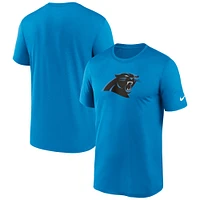 Men's Nike Blue Carolina Panthers Primetime Legend Logo Performance T-Shirt