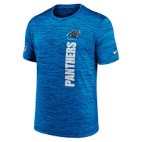 Men's Nike Blue Carolina Panthers Sideline Velocity Performance T-Shirt