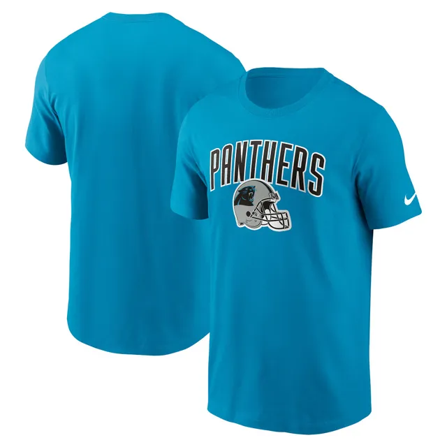 Carolina Panthers New Era Current Raglan Long Sleeve T-Shirt - Blue