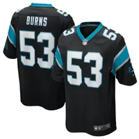 Nike Men's Carolina Panthers Brian Burns #53 Black Game Jersey