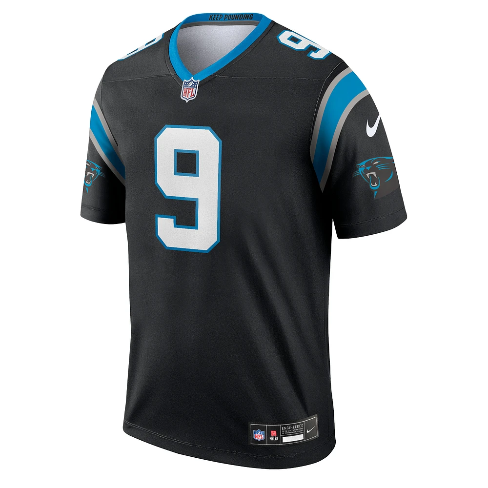 Men's Nike Bryce Young Black Carolina Panthers Team Legend Player Performance Top