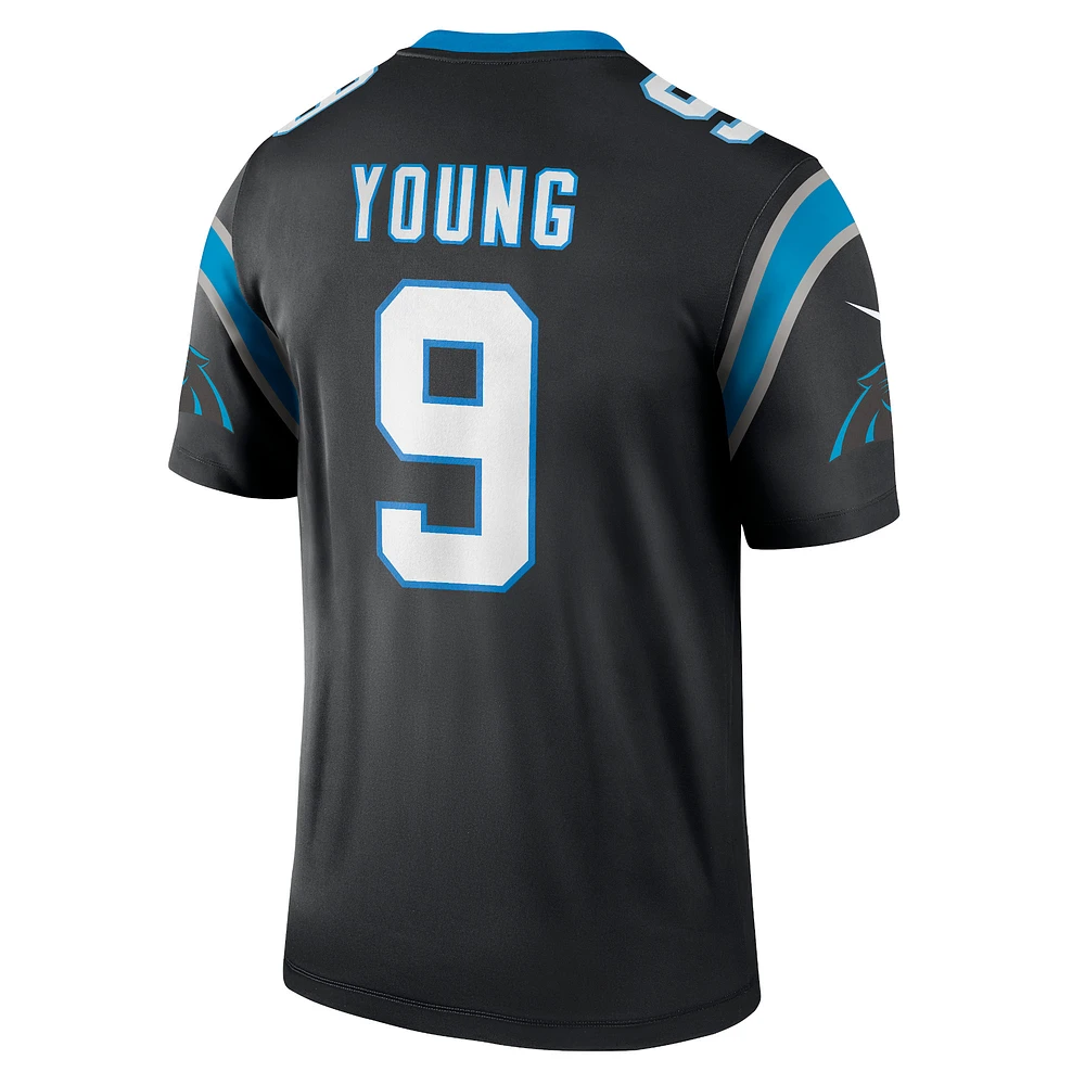 Men's Nike Bryce Young Black Carolina Panthers Team Legend Player Performance Top