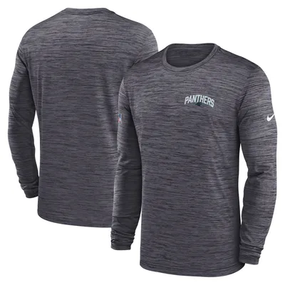 Nike / Men's Philadelphia Eagles Sideline Dri-FIT Team Issue Long Sleeve  Black T-Shirt