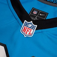 Men's Nike Chuba Hubbard  Blue Carolina Panthers Alternate Game Jersey