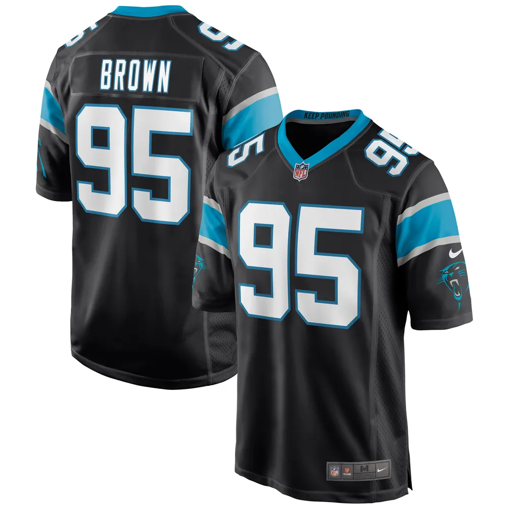 Women's Nike Derrick Brown Black Carolina Panthers Game Jersey