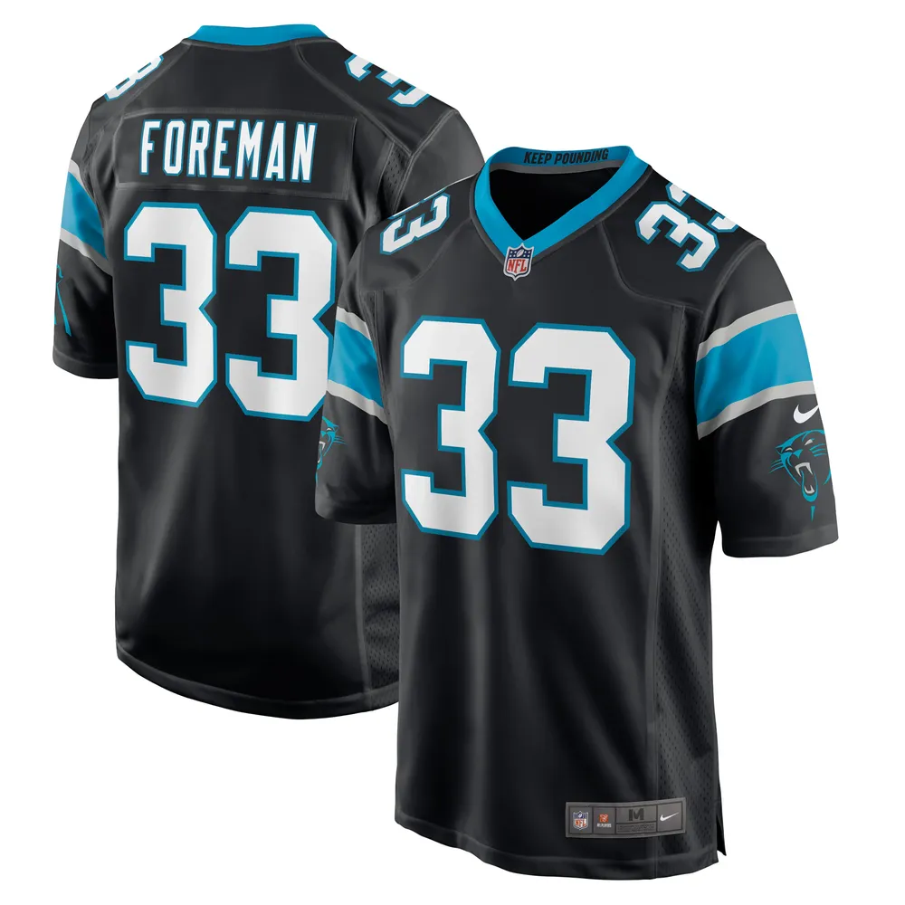 Lids D'Onta Foreman Carolina Panthers Nike Game Player Jersey - Black