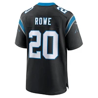 Maillot de match Nike Eric Rowe pour hommes, noir, Carolina Panthers