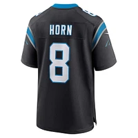 Maillot de match Nike Jaycee Horn pour hommes, noir, Carolina Panthers