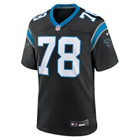 Maillot de match Nike Jayden Peevy pour hommes, noir, Carolina Panthers