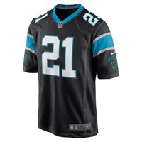 Men's Nike Jeremy Chinn Black Carolina Panthers Game Jersey