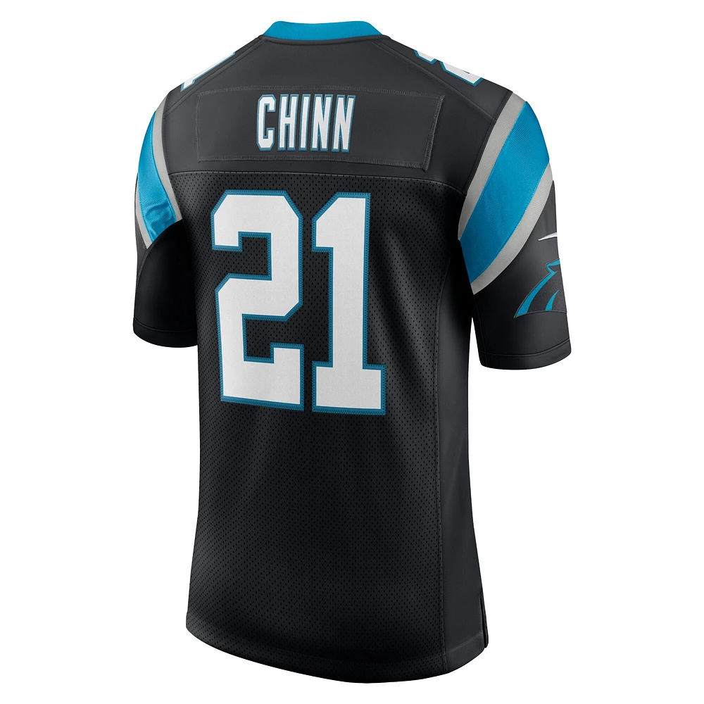 Maillot Nike Jeremy Chinn pour hommes, noir, Carolina Panthers Vapor Limited